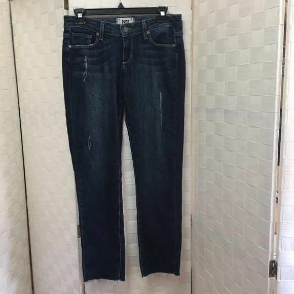 paige raw hem jimmy jimmy skinny jeans size 24 - Picture 1 of 10